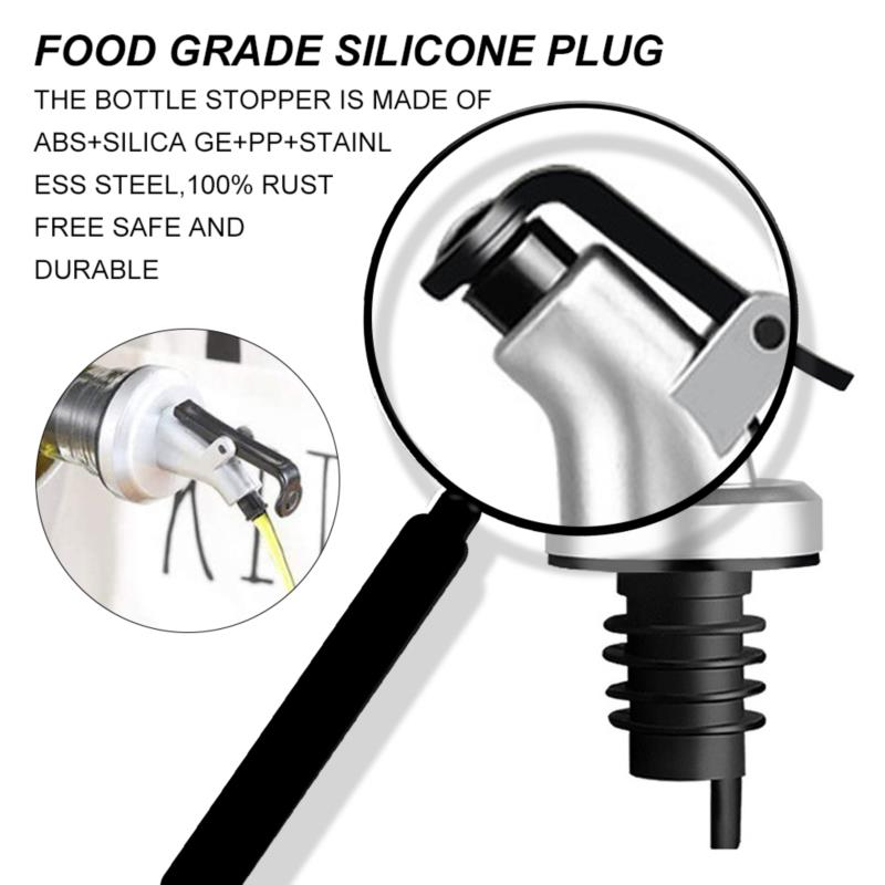 Bouteille d'assaisonnement de cuisine, pour sauce, rangement en verre pour huile et vinaigre, distributeur , accessoire