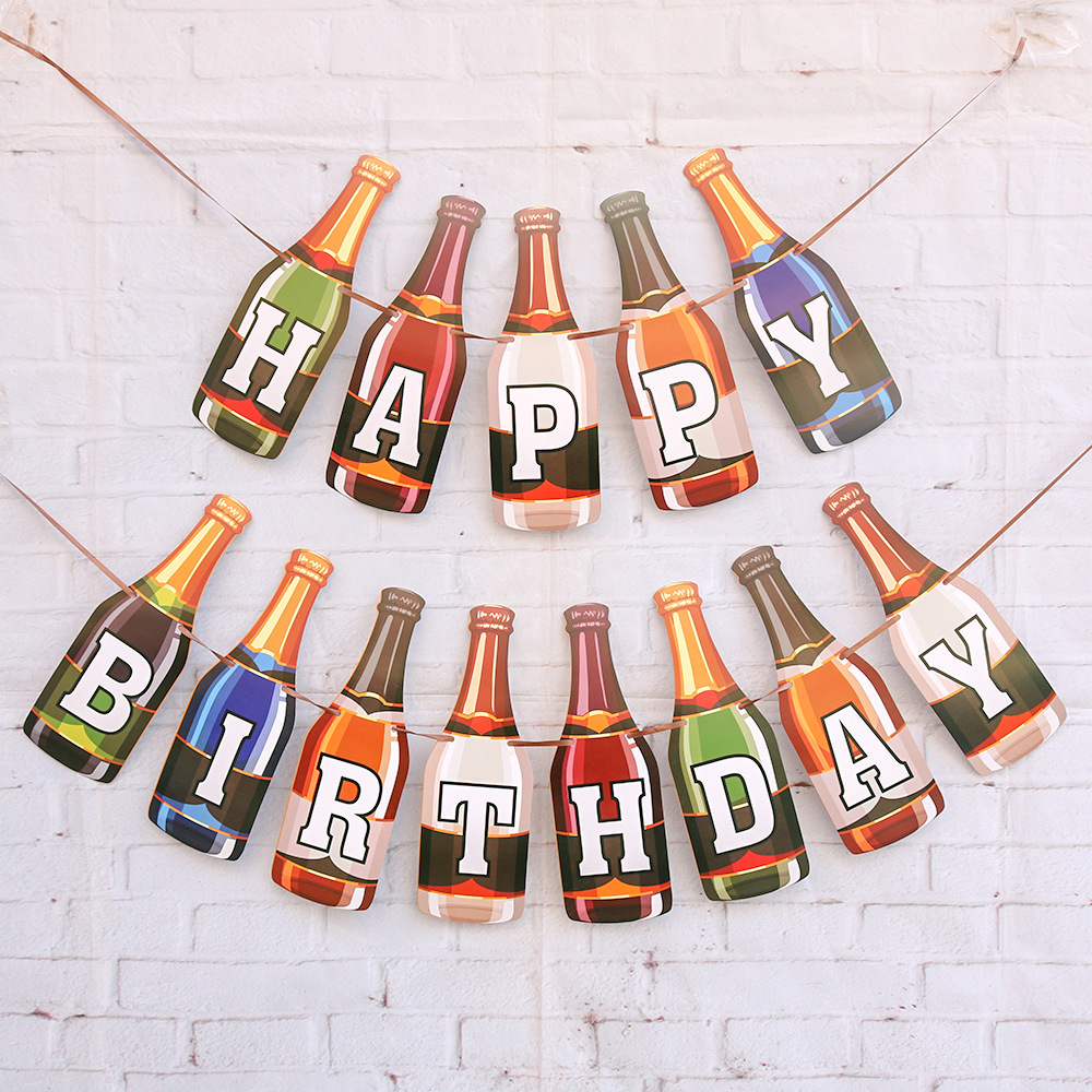 Cervezas, cartel para de feliz cumpleaños, tazas de cerveza, globos, decoración para tarta, cerveza para hombres, cumpleaños, despedida de soltera, suministros para: Verde claro