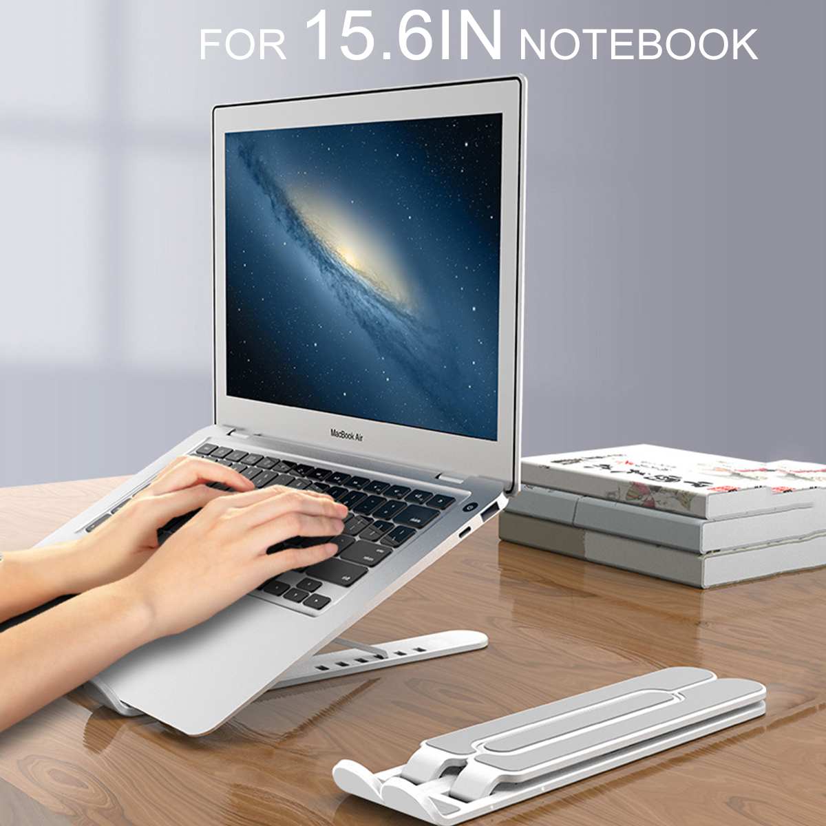 Portable Laptop Stand Foldable Support Base Notebook Stand Holder For Macbook Pro Air HP Lapdesk Computer Cooling Bracket Riser