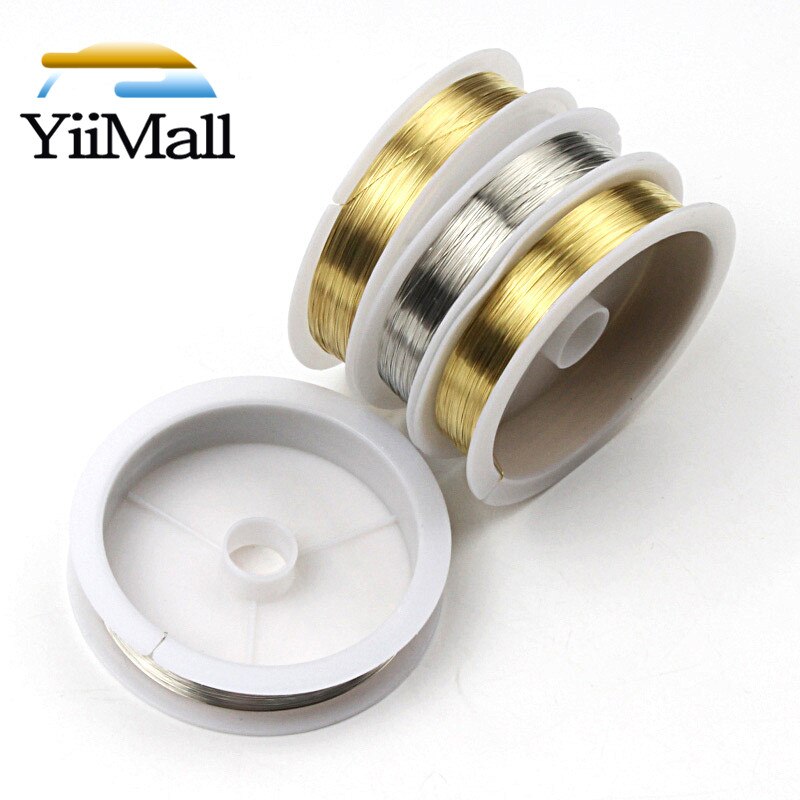 0.2-1mm Copper Wire Beading Cord String Jewelry Findings DIY String For Jewelry Making Necklace Bracelet