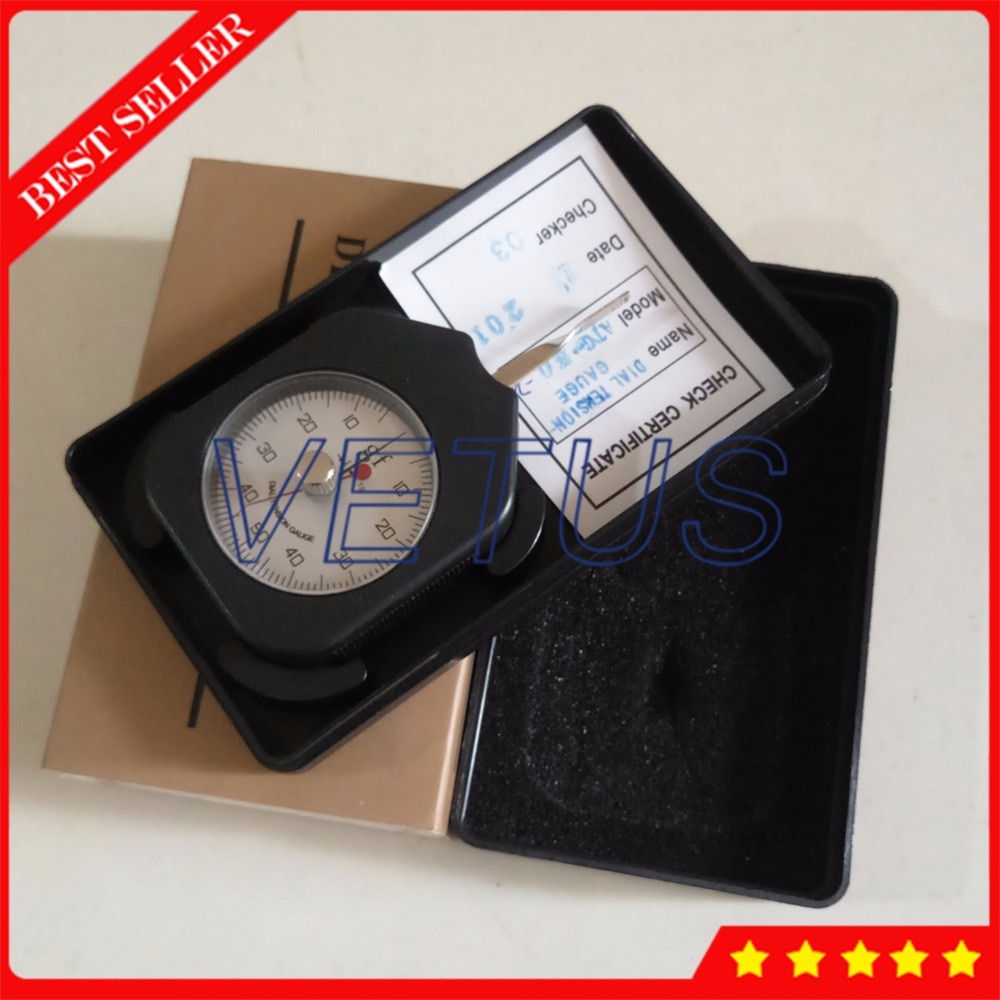 Dual needle Dial Tensiometer with Peak-hold 50g Analog Tension Meter Gauge ATG-50-2
