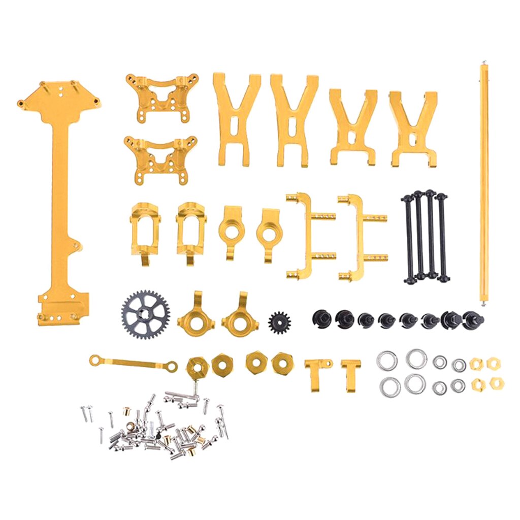 Complete Upgrade for WLtoys 1:18 1/18 A979 K929 Shock Damper RC Car Parts: Golden