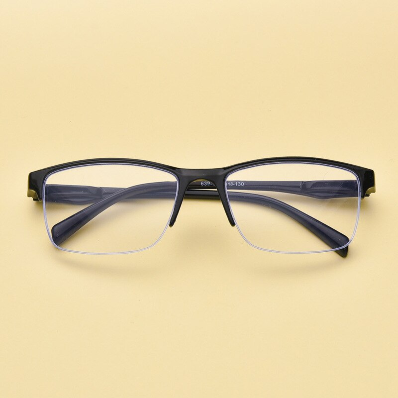 Lunettes de lecture demi-monture ultralégères pour presbytie, lunettes avec dioptries + 0.75 + 1.0 + 1.25 + 1.5 + 1.75 + 2.0 + 2.25 + 2.5 + 2.75 + 3.0 + 3.25