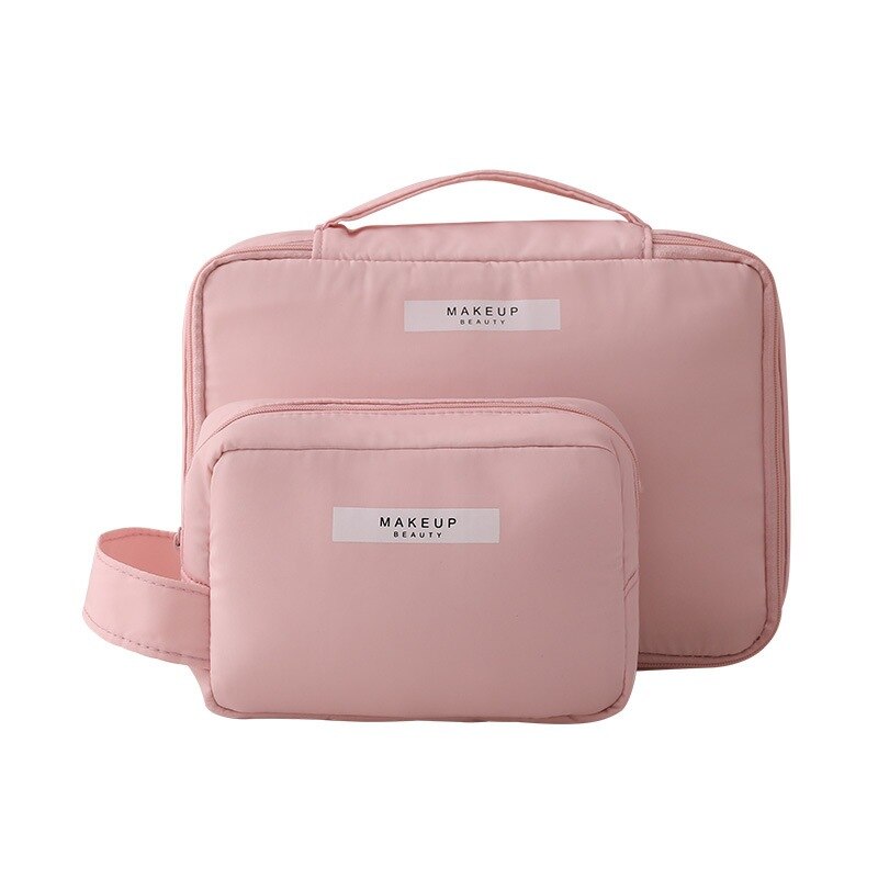 Borsa per trucco per donna articoli da toeletta Organizer custodia da viaggio impermeabile custodia per cosmetici portatile di grande capacità femminile