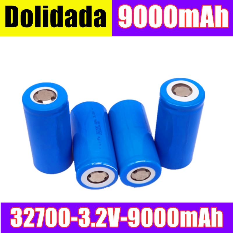3.2V -9000mAh - 32700mah 9000 mAh battery LiFePO4 55A High Power Maximum Continuous Discharge Battery