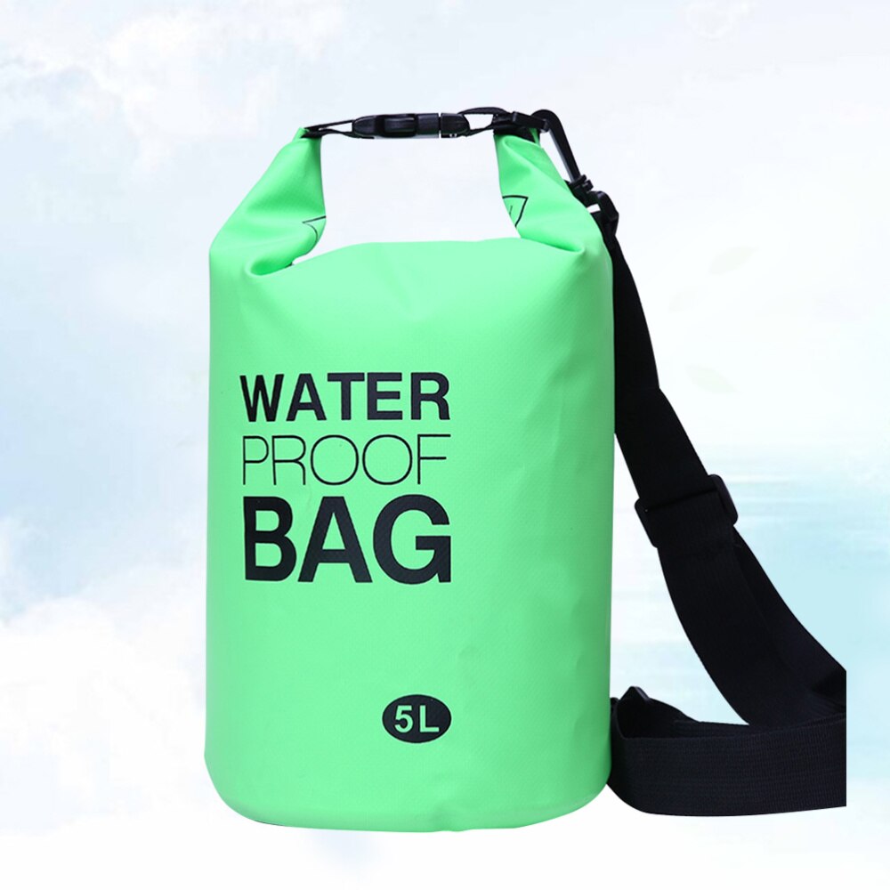 5L Inflatable Bag 500D Waterproof PVC Gear Bags Outdoor Mesh Fabric Sports Buoy for Boating Kayaking Fishing Rafting Swimming Ca