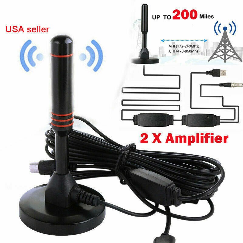 HDTV015 Omni-directional Signal Amplifier Vertical USB Antenna