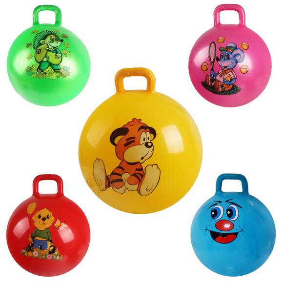 45 CM Kinderen Springen Bal Cartoon Hoorn BallsToys Rubber Stuiterende Bal Speelgoed Kids