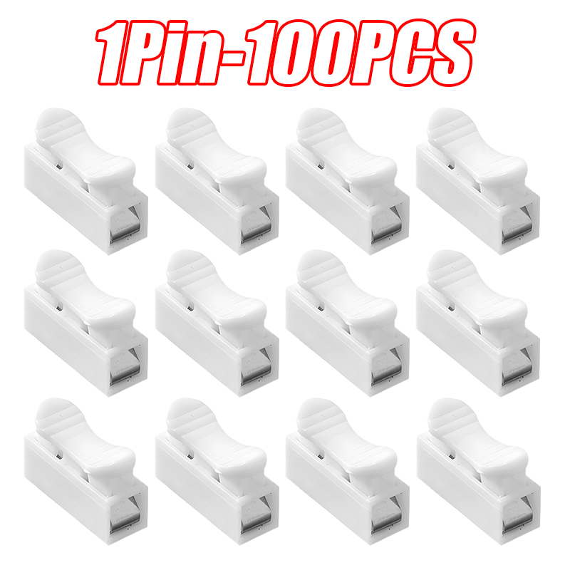 Cable Wire Connector Push Quick Wire Cable Connector Spring Clamp Terminal for Lighting and Automotive Wiring Electricity: Gold