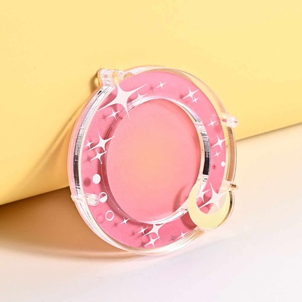 Japanese-Style Anime Badge Storage Box Mini Cartoon Badge Display Cases Acrylic Badge Protector Cover Anime Collector's