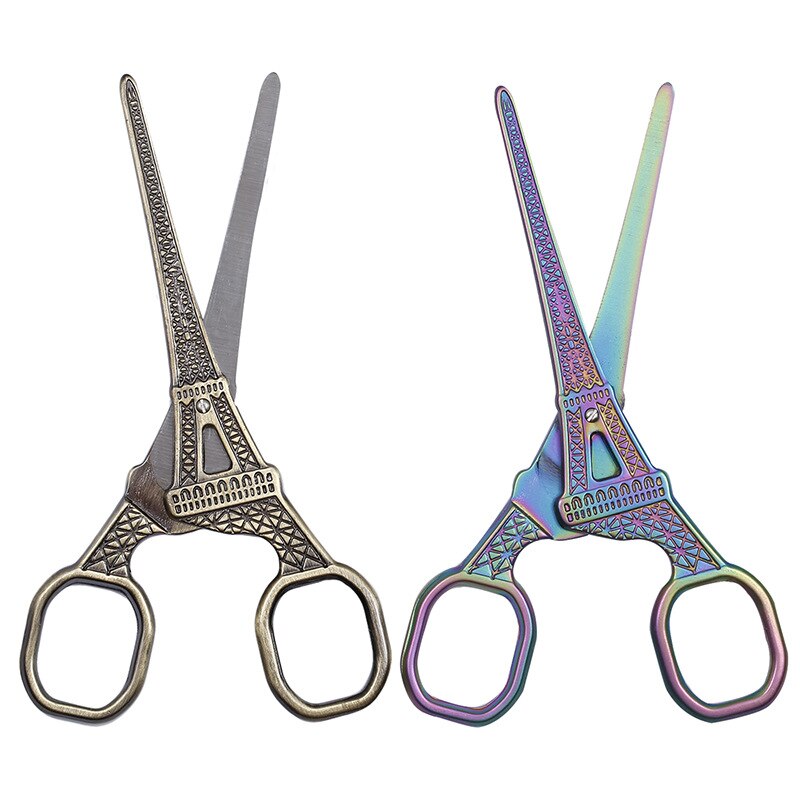 Ciseaux Vintage tour Eiffel en acier inoxydable 14cm, ciseaux à coudre Vintage Antique pour la couture et la couture