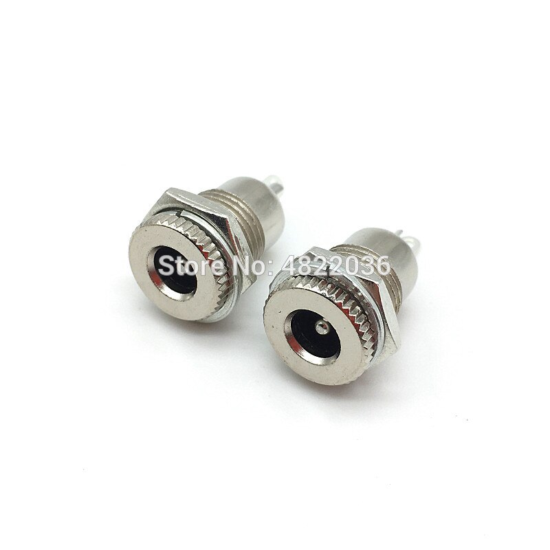 DC-099 5.5mm x 2.1mm 2.5mm DC Power Jack Socket DC099 Female Panel Mount Connector Metal 5.5*2.1 5.5*2.5