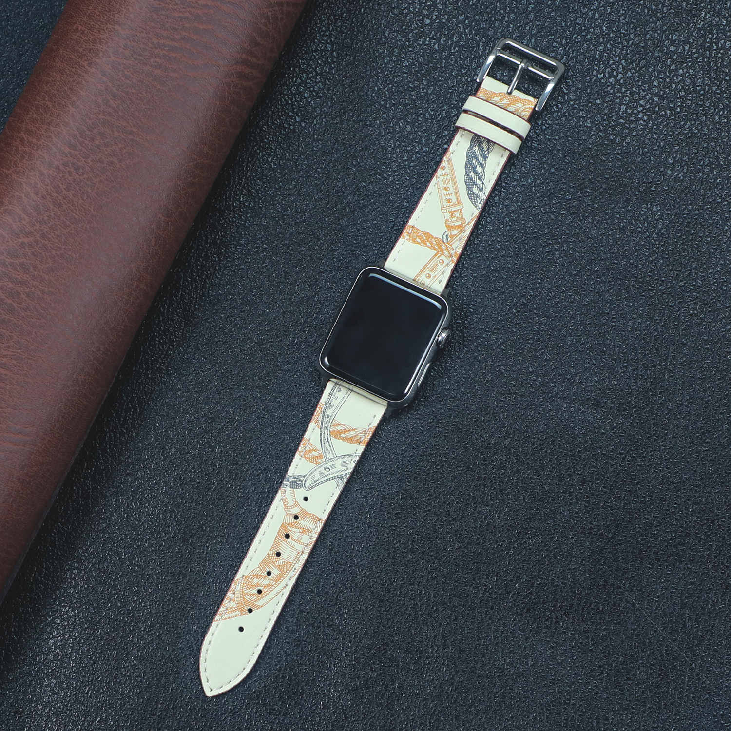 Leather band for Apple watch strap
