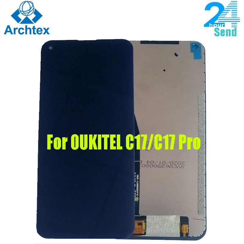 For Original OUKITEL C17 /C7 Pro LCD Display +Touch Screen Digitizer Assembly Replacement Parts 6.35 inch Android 9.0 19:9