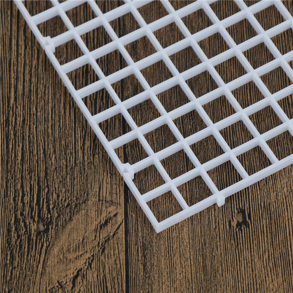 Fish Tank Durable Plastic Fish Grid Divider Holder Tray Egg Crate Aquarium Tank Filter Bottom Isolate Pane