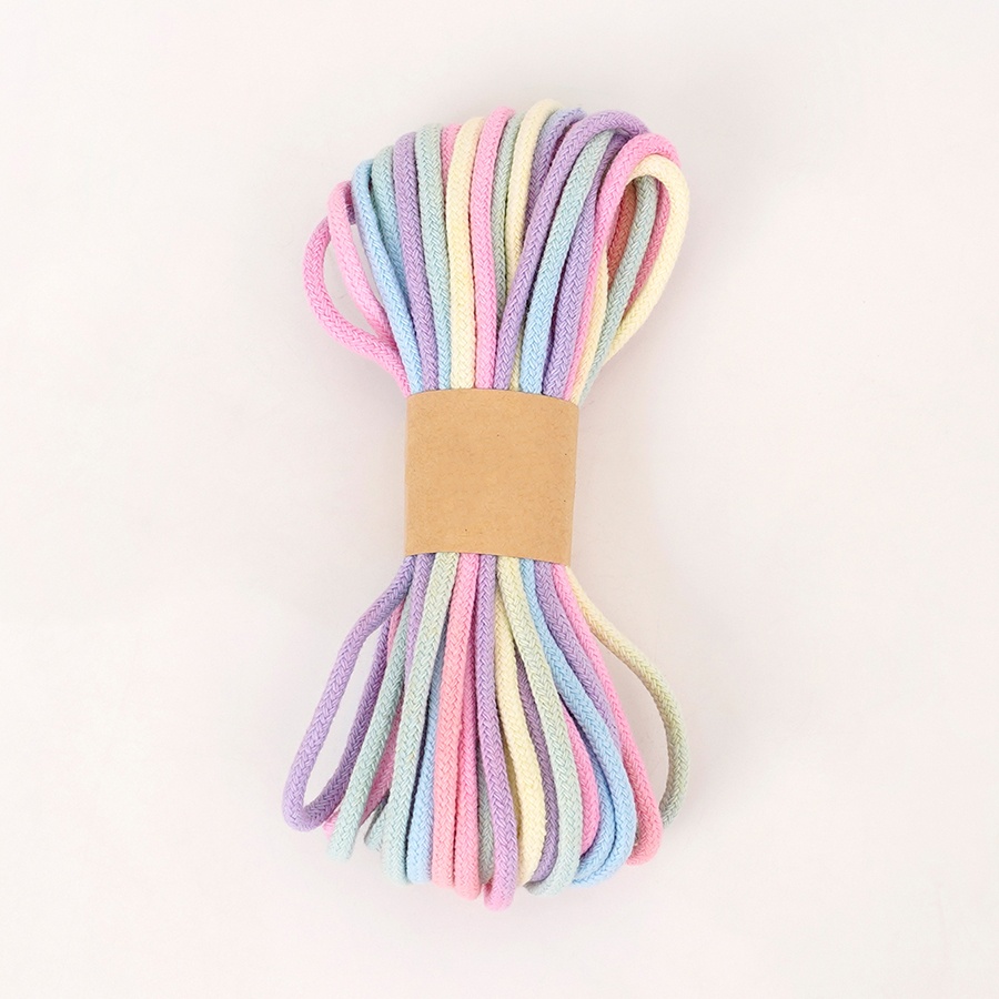 1 szt. 3mm Gruby Gradientowy Tęczowy Sznurek Bawełniany 10M Kolorowy Pleciony Sznurek robić DIY Biżuterii Makramy Bransolet Naszyjników i Rękodzieła: Metalowy pistolet