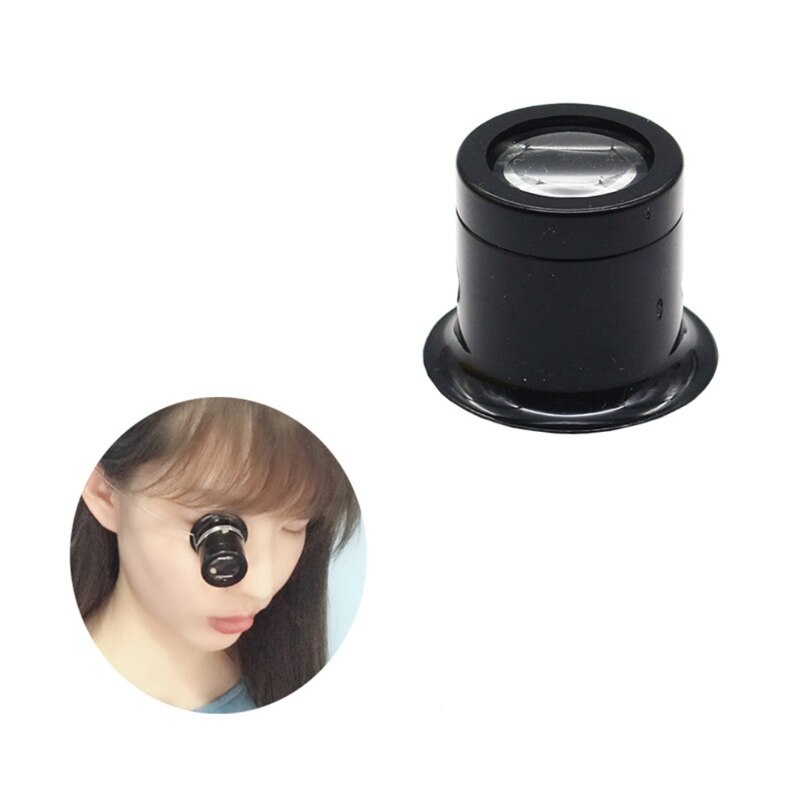 77jb juvelerer øye lupe loop lupe monokulært forstørrelsesglass for urmakere