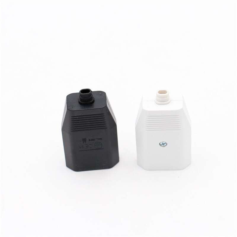 2 Pin 4.0mm Euro Female Plug Socket 250V 2.5A DIY Rewireable Extension Power Cord