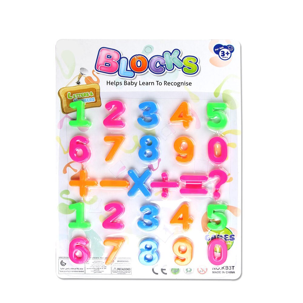 Plástico colorido refrigerador alfabeto letra número Set niños bebé chico aprendizaje educativo juguete imán letras