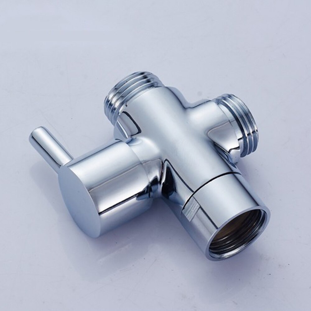 Brass Diverter Valve 3 way Water Separator Shower Tee Adapter Adjustable Shower Head Diverter Valve Bathroom Accessories
