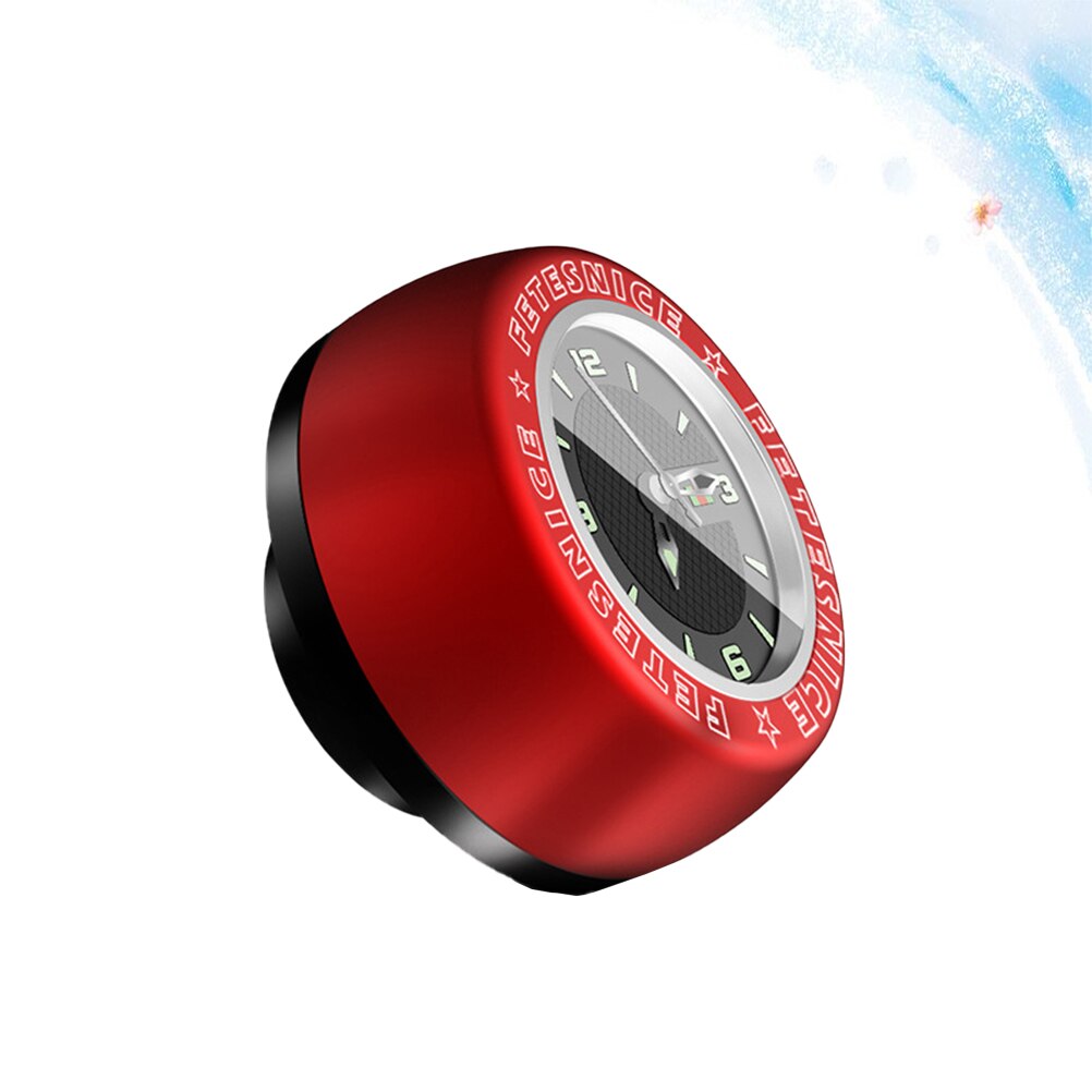 Waterdichte Lichtgevende Headset Stem Horloge Computer Bike Voertuig Klok Fietsen Hoofd Onderdelen Uurwerk Headset (Zwart): Red