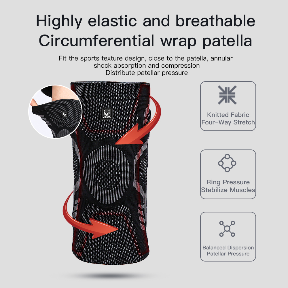 Genouillère élastique respirante pour hommes et femmes, soutien de la rotule, soutien du genou, protection complète, compression, sport, printemps, 1 pièce