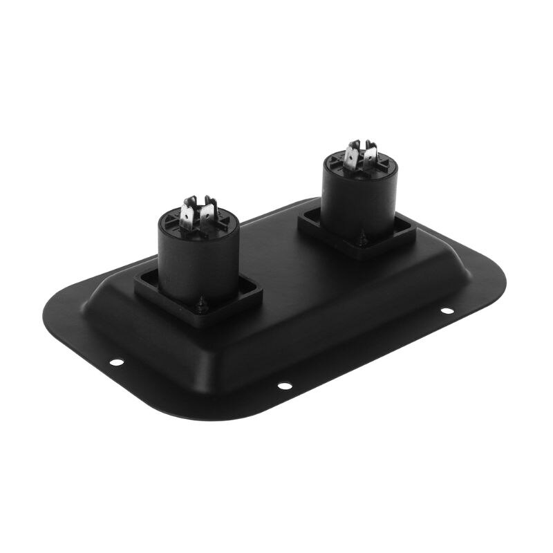 Jack Plate Socket Junction Box Clip Guitar Dual Large for SpeakOn PA Speaker Cabinets 19QA