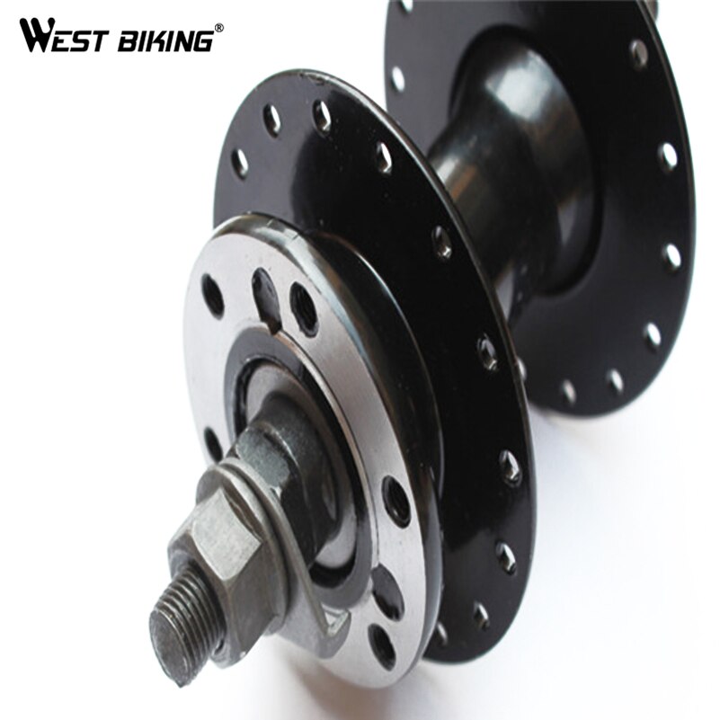 Steel Material Quick Release Bike Hub Front Rear Mountain Road Bike Hubs Disc Card Bicycle Cycling Bike Disc Brake Bearing Hubs