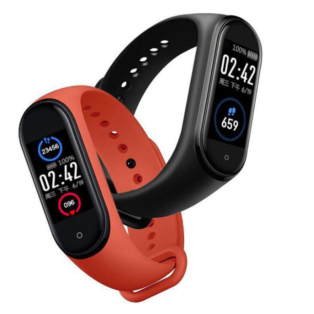 Smart fitness armband band med mätande pulsmätare sport aktivitet tracker män kvinnor titta på armband
