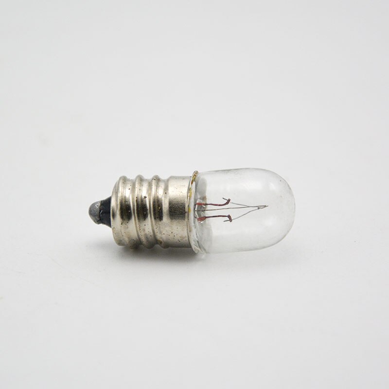 E12 Indicator Light Bulb 18V 24V 28V 0.11A 30V 2W e12 Machine Tool Equipment Warm Yellow Light Lamp 20pcs