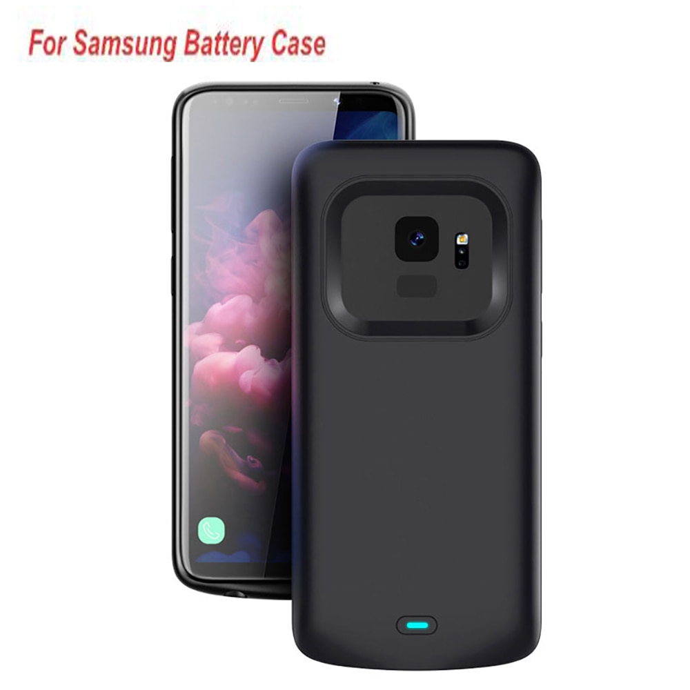 5500 Mah Telefoon Batterij Case Voor Samsung Galaxy S8 S8 Plus S9 Note 8 9 Plus Ultra Batterij Case Cover power Bank Oplader