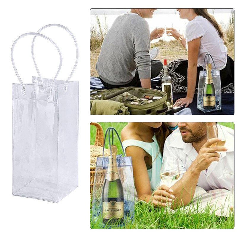 Hurtig is vinkøler pvc øl køletaske udendørs ice gel taske picnic kølige sække vinkølere kølere frozen taske flaske køler