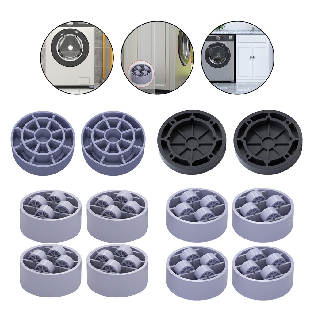 2/4XUniversal Washing Machine Anti Vibration Pad Rubber Vibration Damper Mat