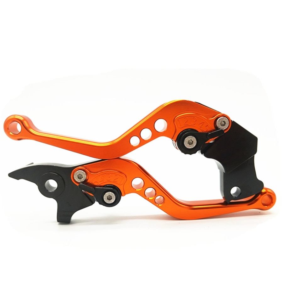 CNC Brake Clutch Levers For KTM Duke 125 200 390 RC125/250/390 Orange