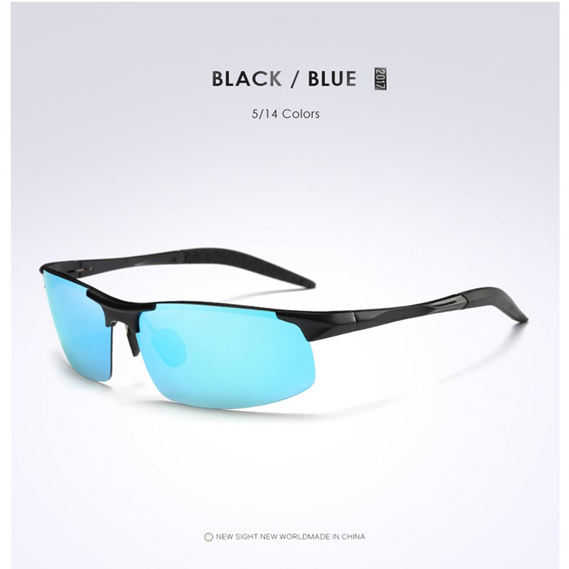 Aluminium Mannen Gepolariseerde Zonnebril Mannelijke Spiegel Rijden zonnebril Mannen gafas retro de sol masculino