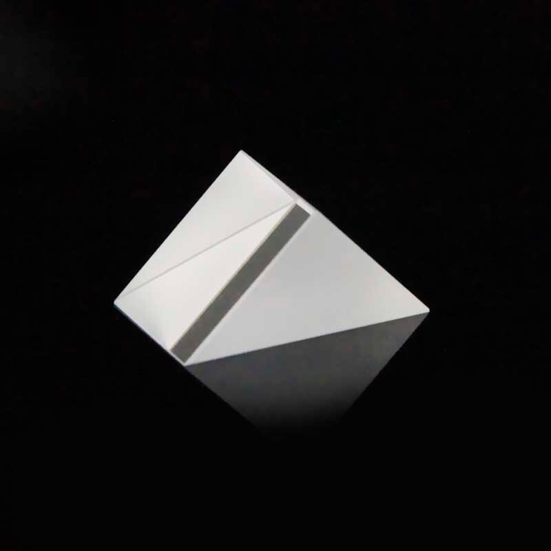 Optical Glass Right Angle Refraction 15x15x12MM Triangular Prism Right Angle External Refraction Prism Right Angle Prism Glass