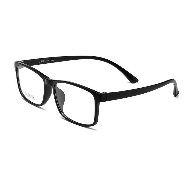 Gafas con de cara ancha TR90 para hombre, lentes ópticas de estilo cuadrado para miopía e hipermetropía, 60mm: Verde