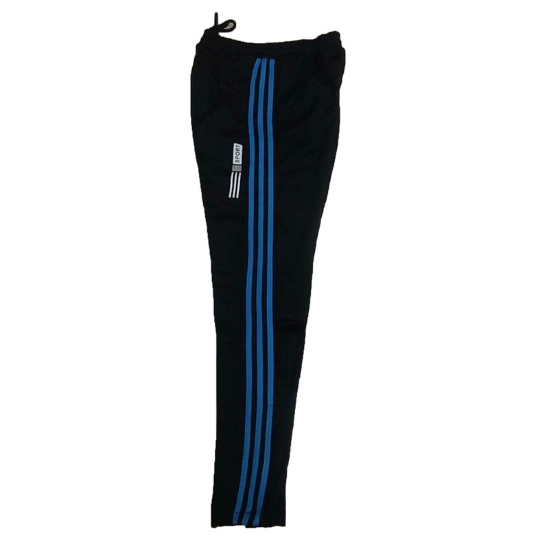 Football trousers men and women sports training pants sports pants trousers L-4XL: Blue / L