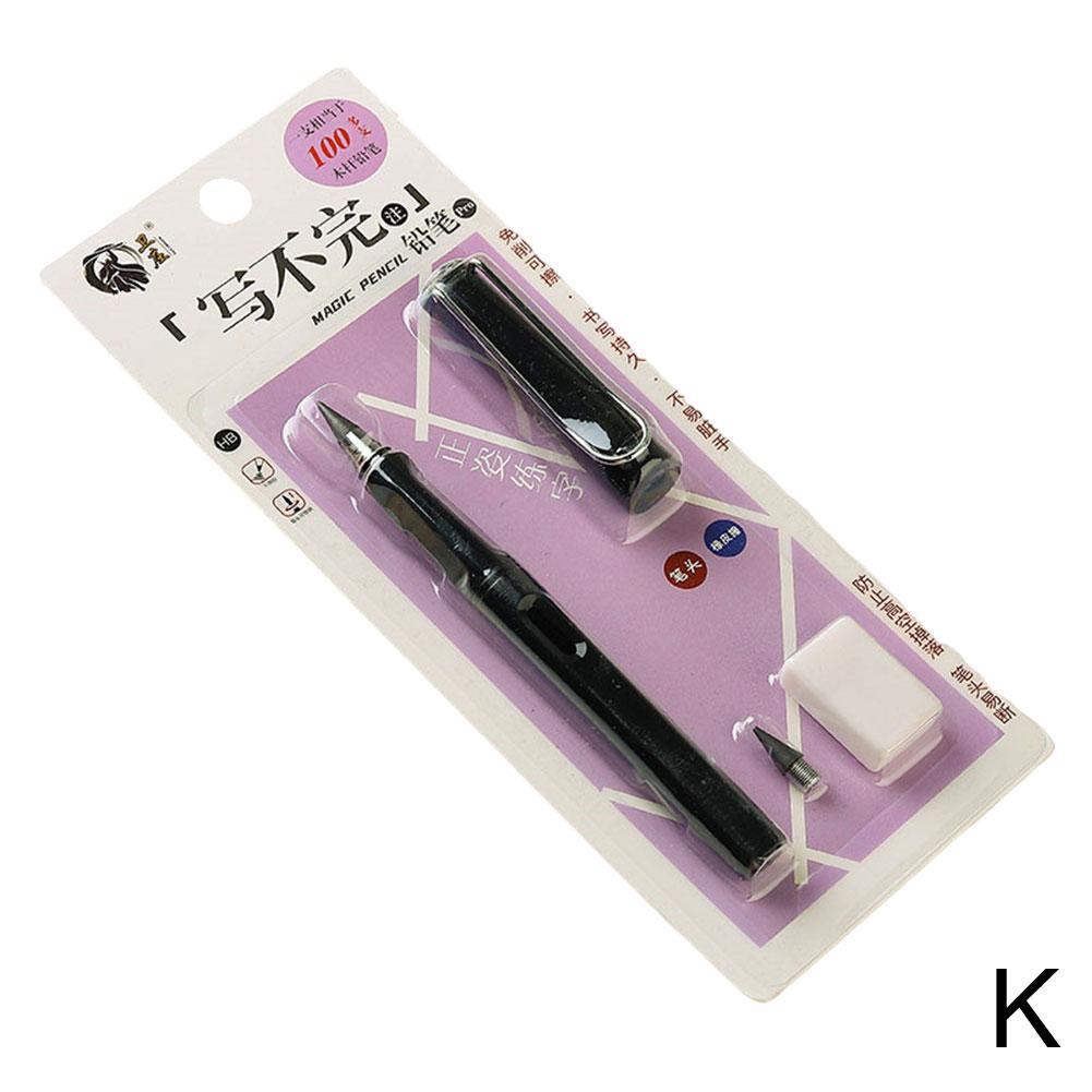 Unlimited Writing Pencil Magic No Ink Pen Magic Novelty Writing Eternal Pencil Art Sketch Painting Sign Pen School Business: black