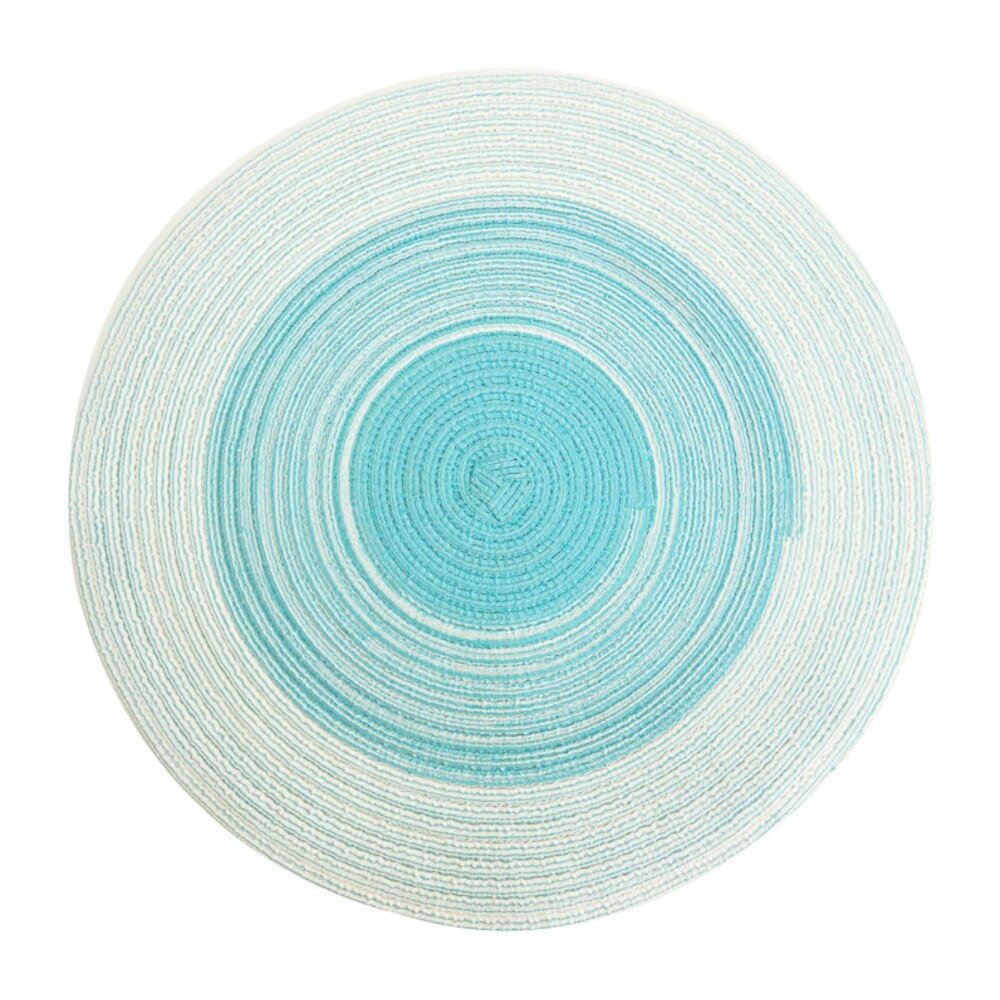 Napperon rond tissé antidérapant 18-38cm, sous-verre isolant, rembourré, tasse, tapis de Table, décoration de maison, serviette, accessoires de cuisine