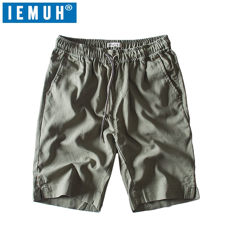 IEMUH Summer style Men Shorts Beach Board Quick Drying Fitness Board Boxer surf Solid color Breathable Anti-sweat beach shorts