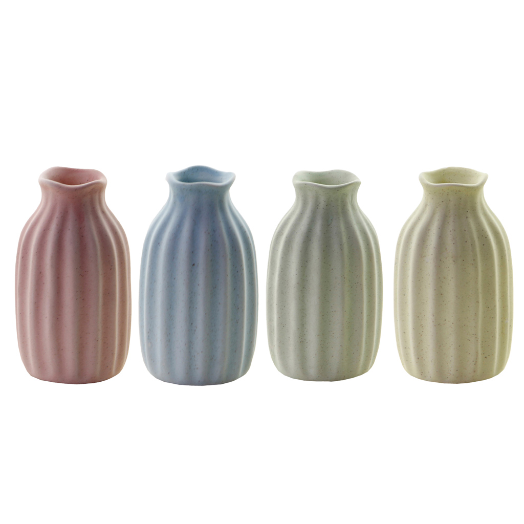 Macaron Ceramic Color Matte Mini Small Vase Home Jewelry Ornaments Tabletop Centerpiece Vase Flower Arragement Flower Vase