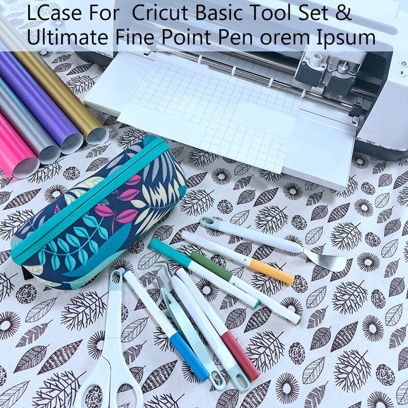 Hard Carrying Travel Case for Cricut Basic Tool Set & Ultimate Fine Point Pen