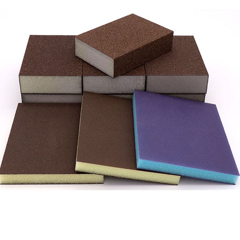 1pcs 60/80/120/180/240/320/400 Grit Polishing Sanding Sponge Block Sandpaper Sander Tool Abrasive Tools Sandpaper Sanding Discs