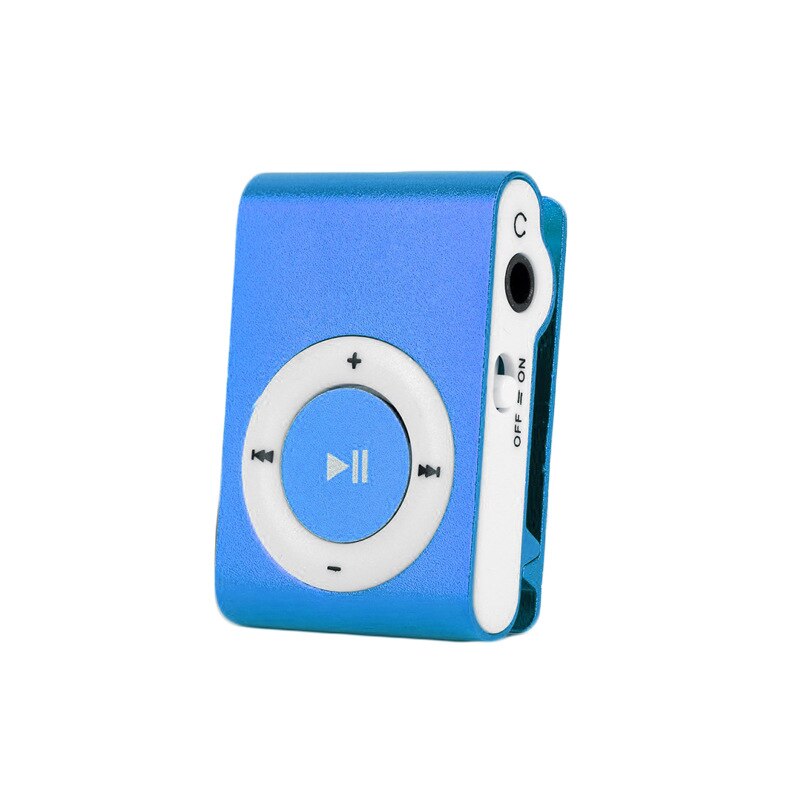 FLH 3PCS Mini Portable плеер mp3 с наушниками cd Music Player Supports USB 2.0 1-32G SD TF Card: 5PCS Blue