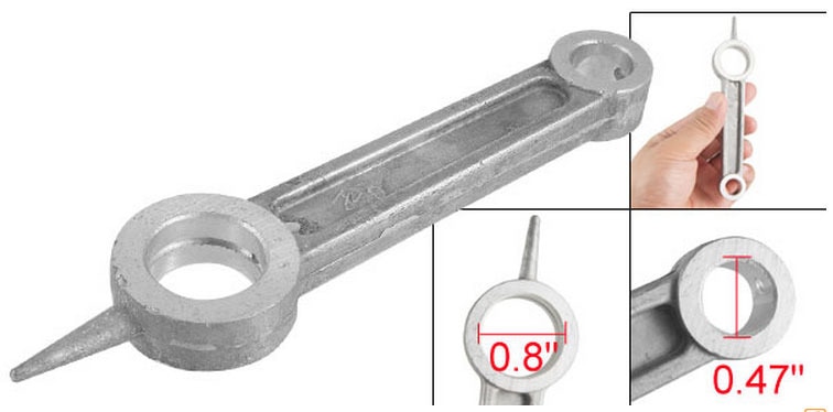 Sourcingmap 10mm Hex Moer 200 Lengte Luchtcompressor Uitlaatbuis