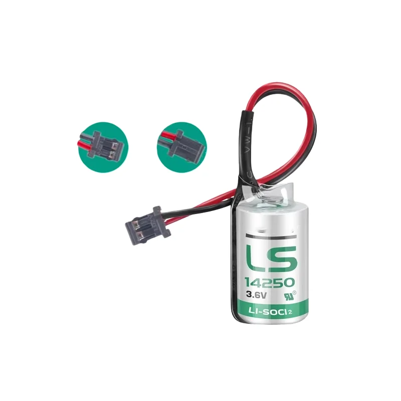 10 stuks 14250 ls14250 1/2aa 3.6v batterijen: 6 stuks