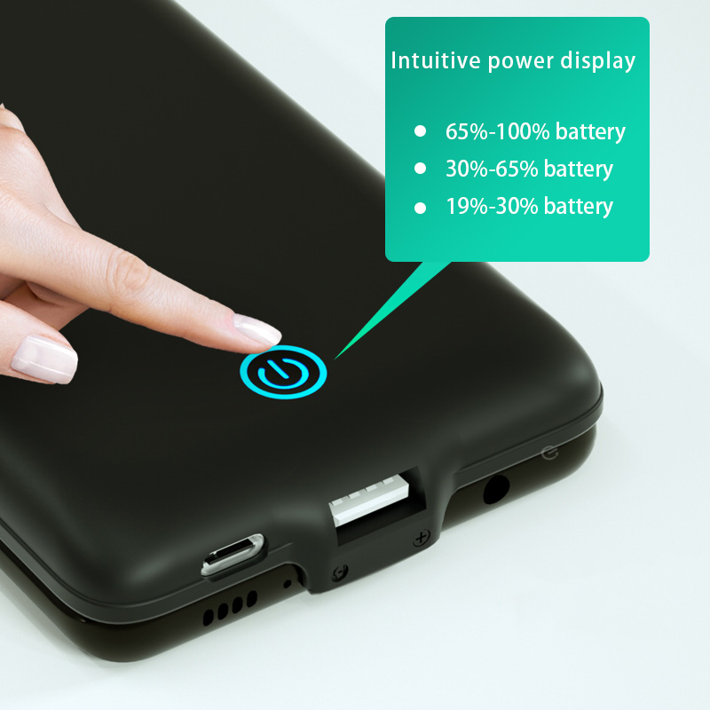 Batterie étui pour samsung Galaxy Note 10 7000mah batterie externe étui pour samsung de charge Galaxy Note 10 pro chargeur de batterie