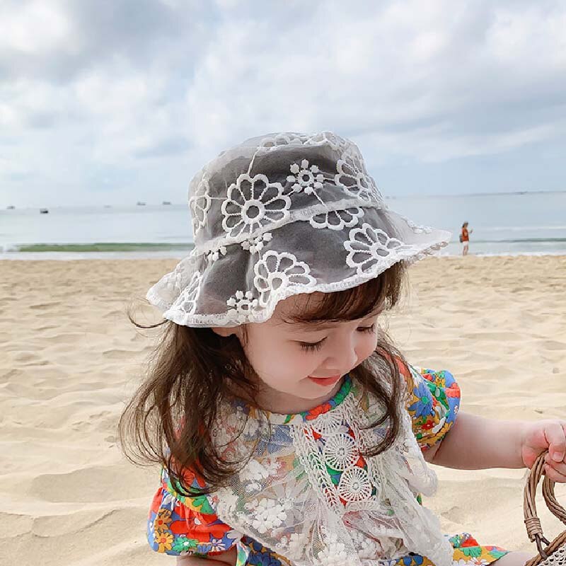 Smålåve låve luer sommer blondere blomster baby jenter søte hattemaker ferie Strand låve klær utendørs dekorere tilbehør