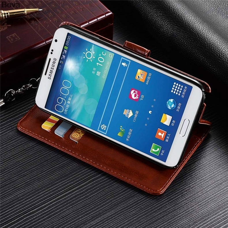 Note 2 card holder cover case for Samsung Galaxy Note 2 N7100 leather phone case ultra thin wallet flip cover Holster